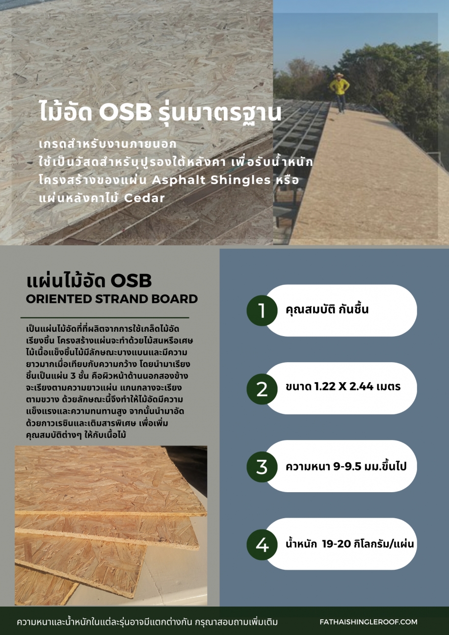 ไม้อัด OSB รุ่นมาตรฐาน